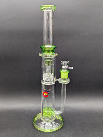 Glass Lab 303 16” Dual Percolator Straight Tube