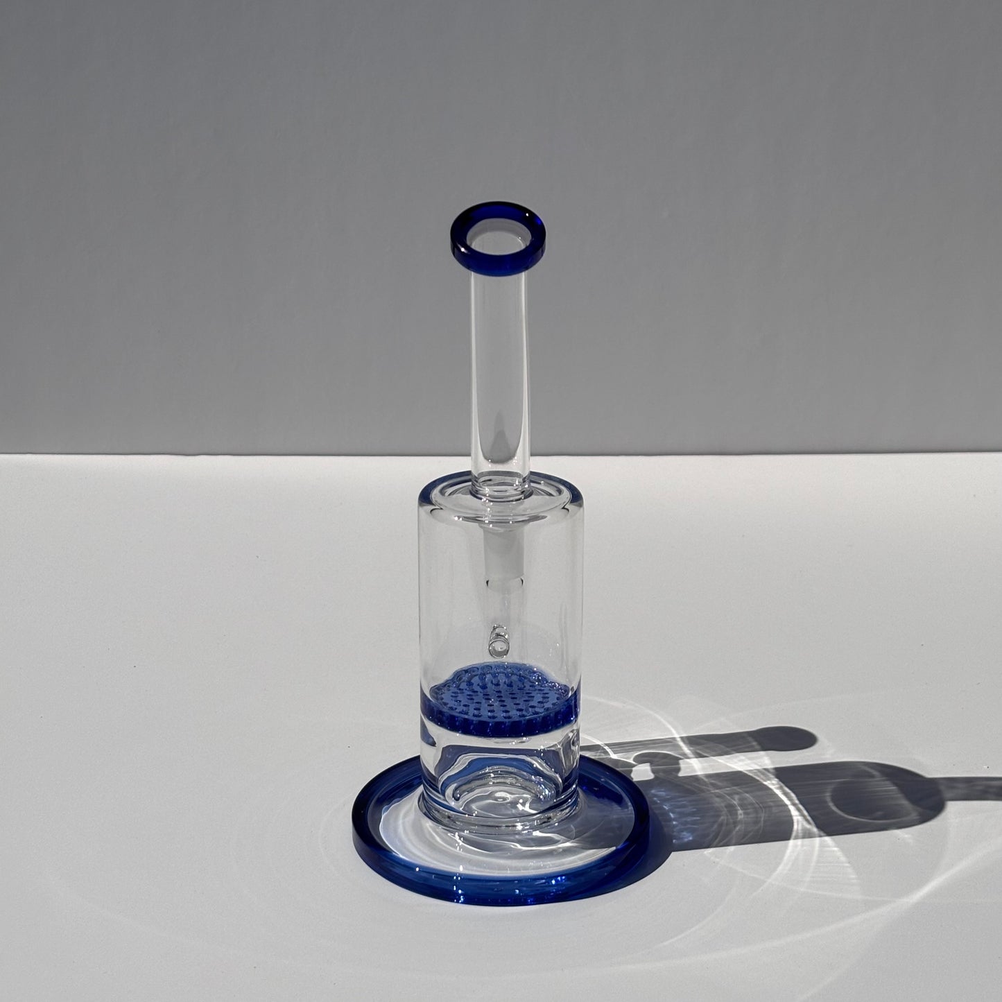 Single Honeycomb Percolator Bong/Rig w/Disc Base