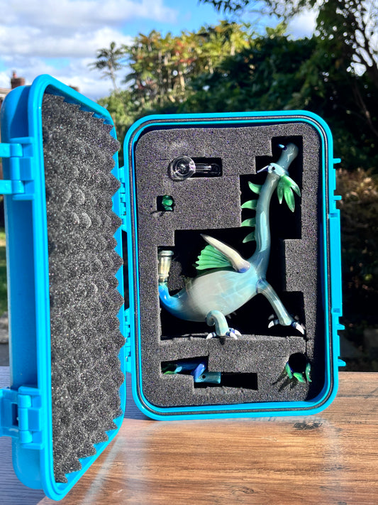 Dragon Dab rig and Bong Set with Shockproof Case
