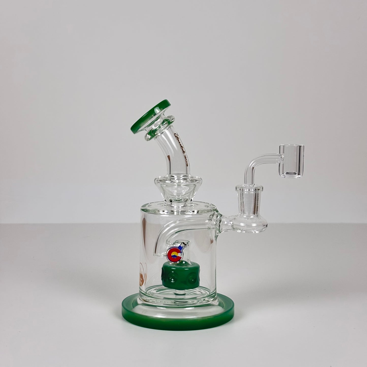 GlassLabs 303 Fixed Downstem Percolator Dab Rig