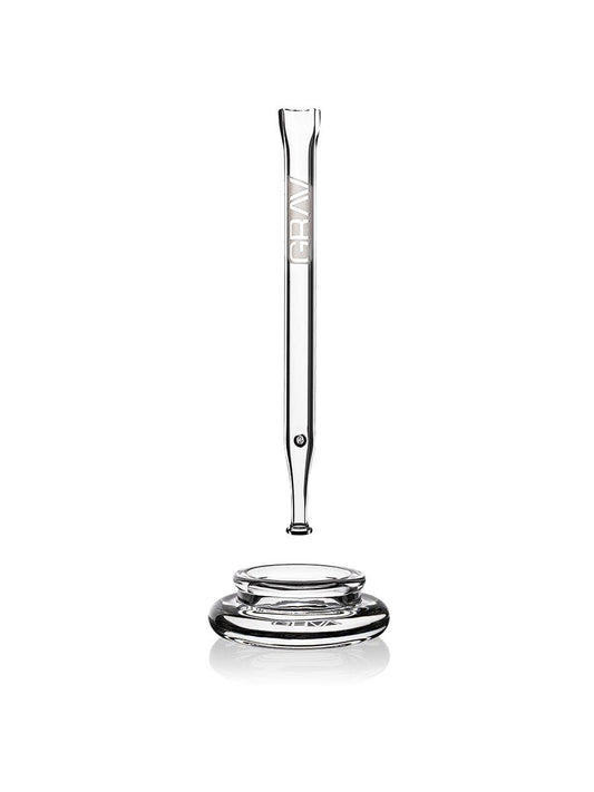 GRAV®️ Quartz Vape Straw w/ Dab Dish