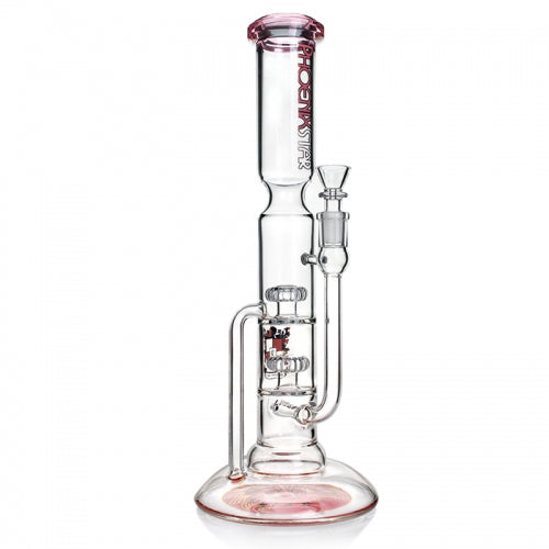 Phoenix Star 14” Double Showerhead Incline Percolator Bong