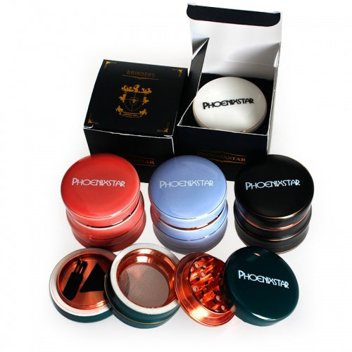 Porcelain 4 Part Grinder Phoenix Star.